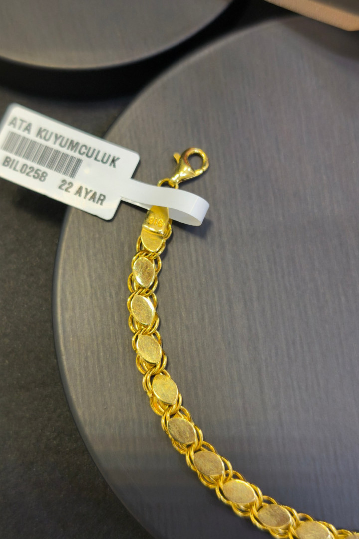 22 AYAR 6,3 gr BİLEKLİK BIL0258 22 AYAR 6,3 gr BİLEKLİK BIL0258