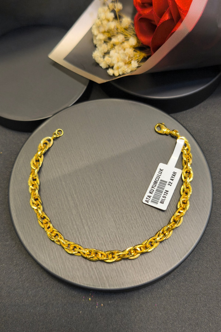 22 AYAR 7,58 gr BİLEKLİK BIL0124 22 AYAR 7,58 gr BİLEKLİK BIL0124