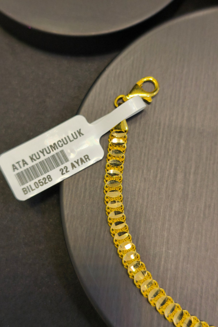 22 AYAR 9,4 gr BİLEKLİK BIL0528 22 AYAR 9,4 gr BİLEKLİK BIL0528