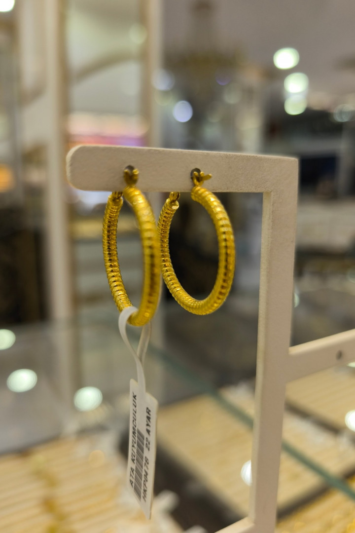 22 AYAR 3,61 gr HALKA KÜPE HKP0478