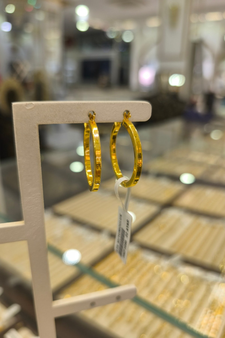 22 AYAR 3,7 gr HALKA KÜPE HKP1095 22 AYAR 3,7 gr HALKA KÜPE HKP1095