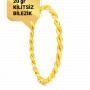 22 Ayar 20 gr Kilitsiz Paftalı Burma Bilezik