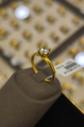 22 AYAR 1,9 gr 22 AYAR TEKTAŞ YÜZÜKLER YZ02377