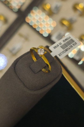 22 AYAR 2,51 gr 22 AYAR TEKTAŞ YÜZÜKLER FYZ6452