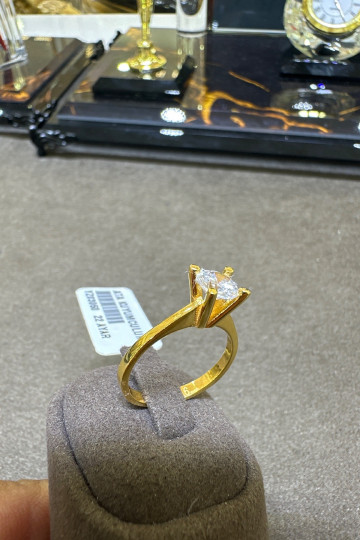 22 AYAR 4,04 gr 22 AYAR TEKTAŞ YÜZÜKLER YZ03060